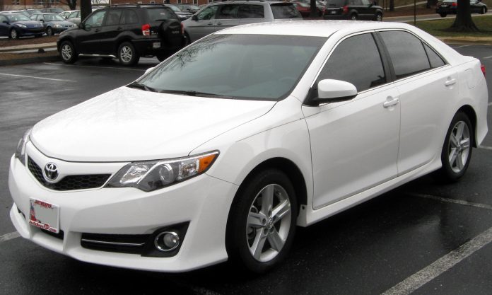 white toyota camry