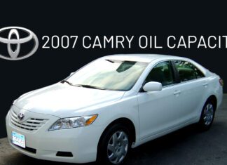 2007 Camry Oil Capacity