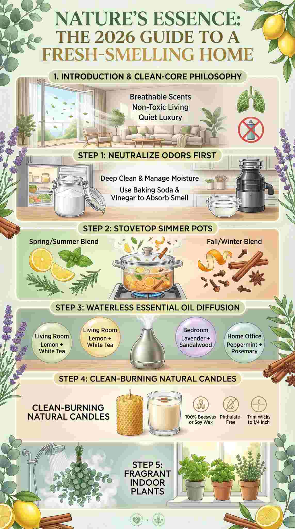 home smell good naturally