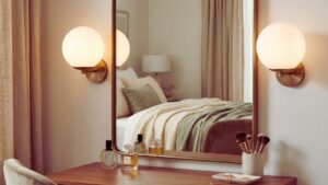 Frame Your Vanity with Frosted Globe Lights