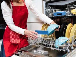clean smelly dishwasher