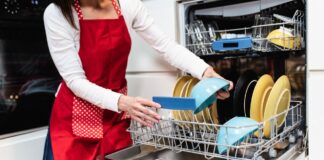 clean smelly dishwasher