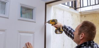 fix squeaky door hinge
