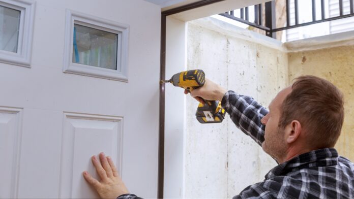 fix squeaky door hinge