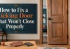 How to Fix a Sticking Door That Won’t Close Properly fix sticking door