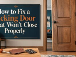 fix sticking door