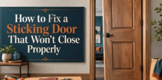 fix sticking door