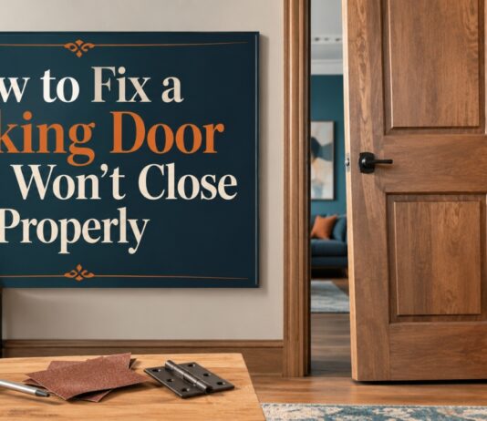 How to Fix a Sticking Door That Won’t Close Properly fix sticking door