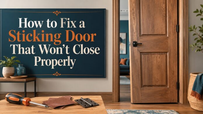 fix sticking door