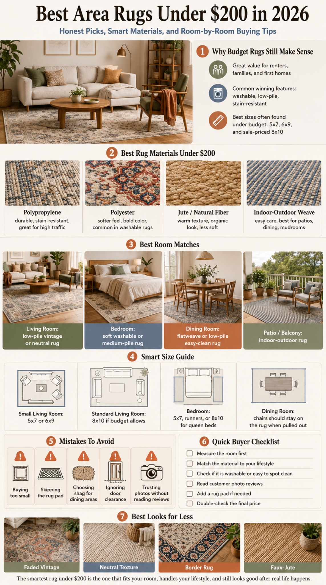 best area rugs under 200