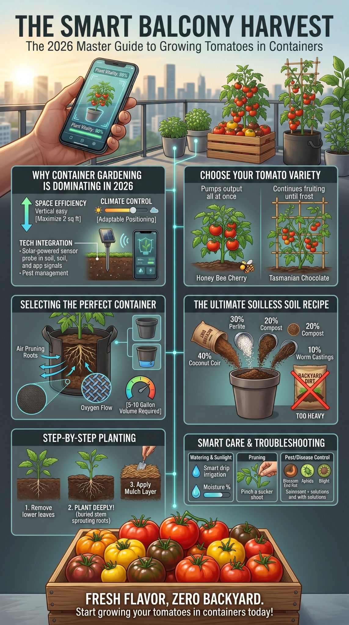 grow tomatoes containers