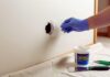 patch drywall hole