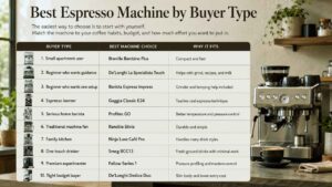 Best Espresso Machine by Buyer Type