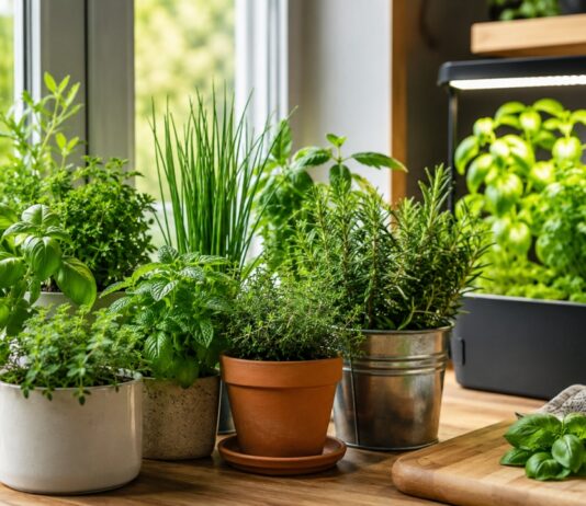 grow herbs indoors