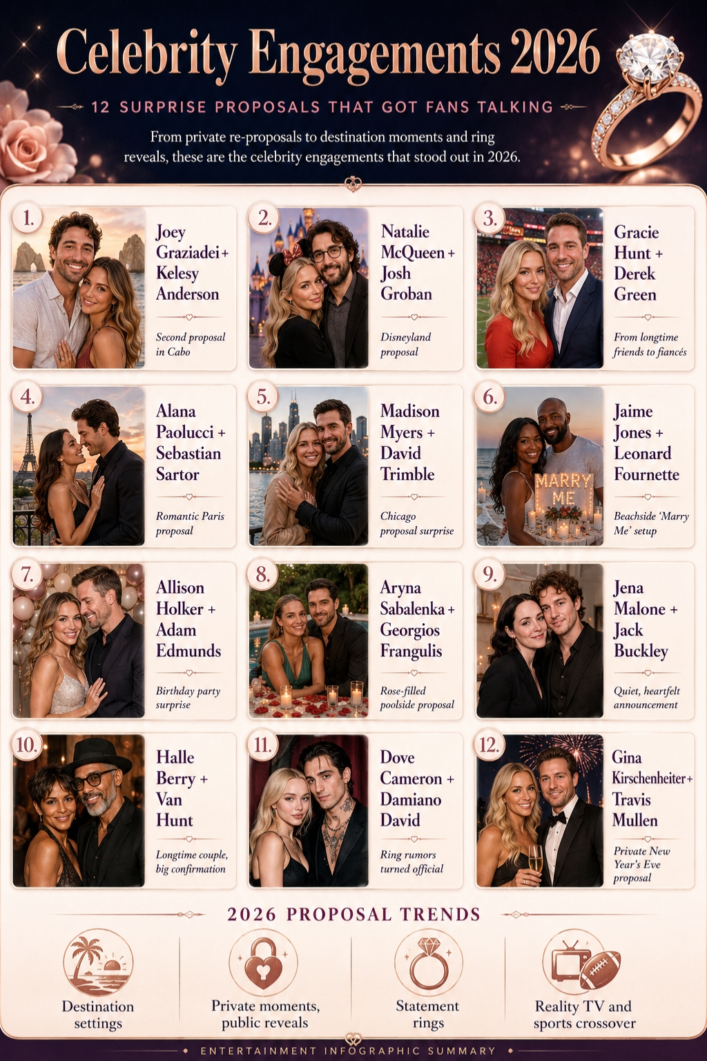 celebrity engagements 2026
