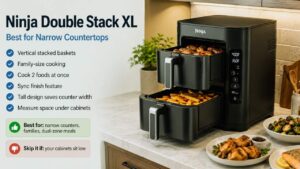 Ninja Double Stack XL: Best for Narrow Countertops