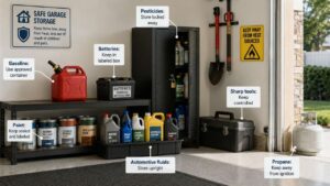 Store Paint, Fuel, Pesticides, and Batteries Safely