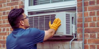 clean window ac unit