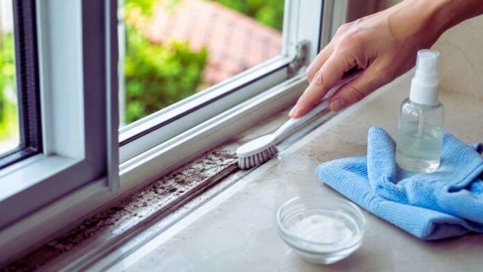 clean window tracks