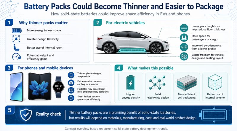 Battery Packs Could Become Thinner and Easier to Package