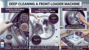 Deep Cleaning a Front-Loader Machine