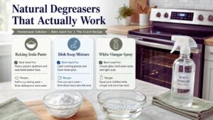 Natural degreasers that actually work