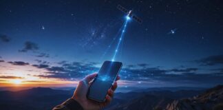 how satellite phone internet works