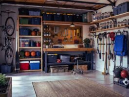 organize garage on a budget