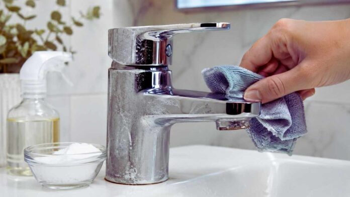 remove hard water stains faucet remove hard water stains faucet